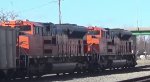 BNSF coal train DPUs